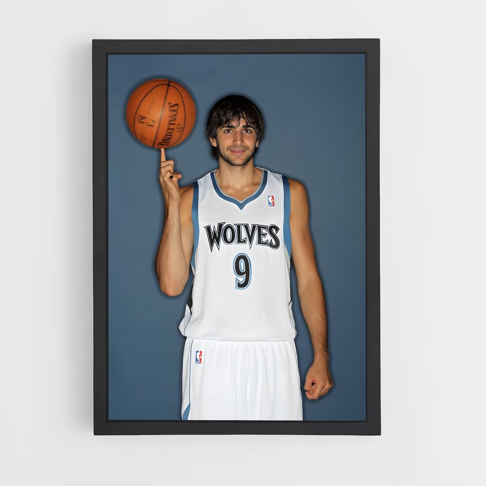 Poster Ricky rubio aspirants – affiche Basketball (vue 2)